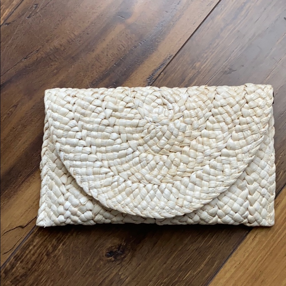Straw Envelope Bag
